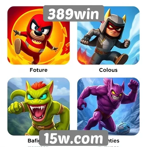 Comparativo entre jogos disponíveis no 389win